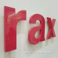 Outdoor Plastic Acrylic Letter Signs Acrylic Wall Art Decoration Manufactory
